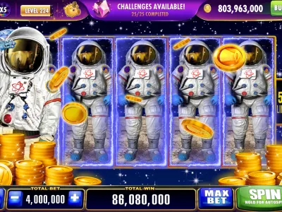 Sección de slots y juegos de azar
